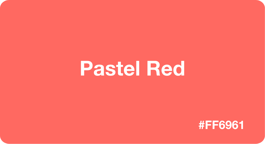 Pastel Red RGB, CMYK, HEX Color Codes and Color Meaning Vista